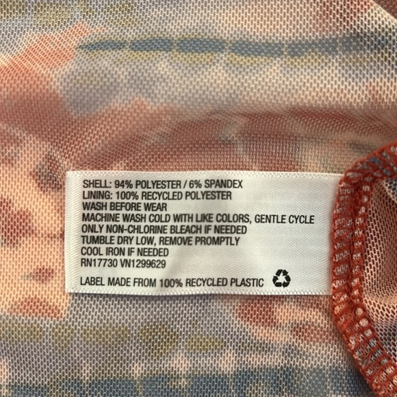 Wild Fable Boho Rust & Brown Sheer Button Down Long Sleeve Dress Size Large - Picture 6 of 6